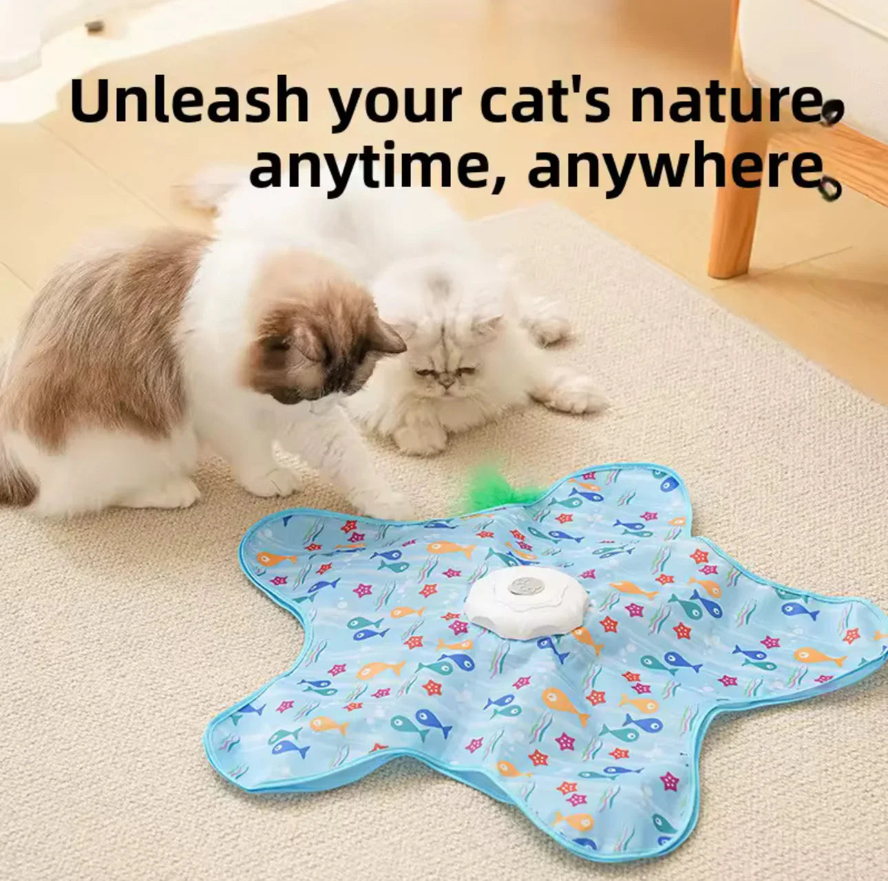 Premium Interactive Hide & Seek Cat Toy | Electric Mouse Hunt