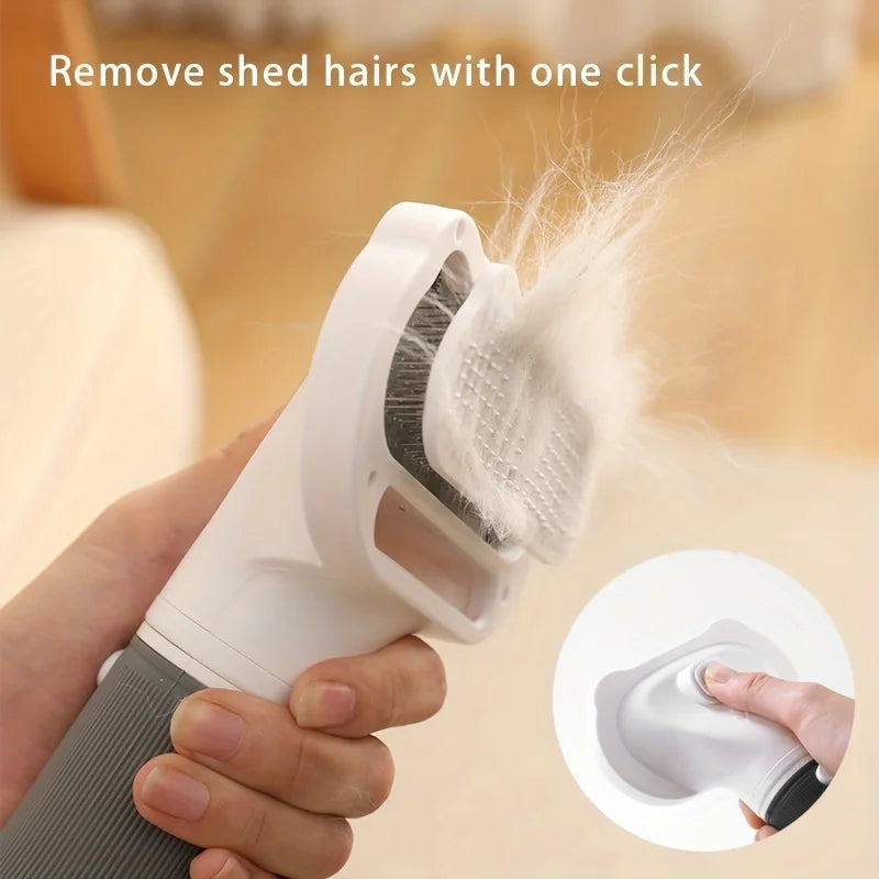 Premium 3-in-1 Pet Grooming Hair Dryer | Blow Dryer, Brush & Styler (Low Noise)