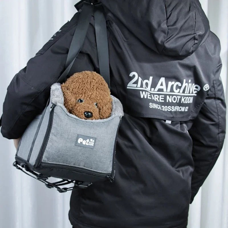 Premium 2-in-1 Portable Dog Carrier & Car Seat Booster | Safe Travel Bag for Pets